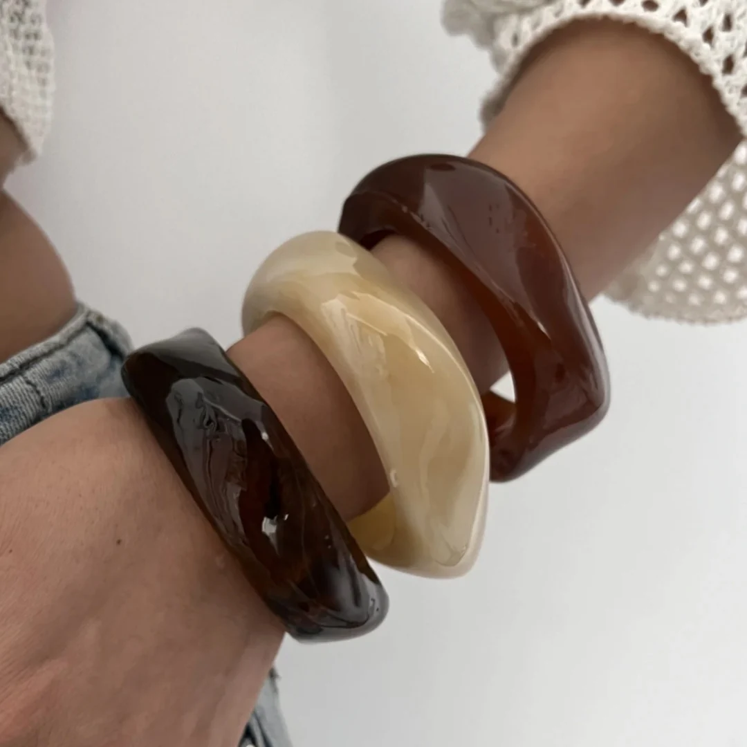 Acrylic Geometric Bangle - Image 20