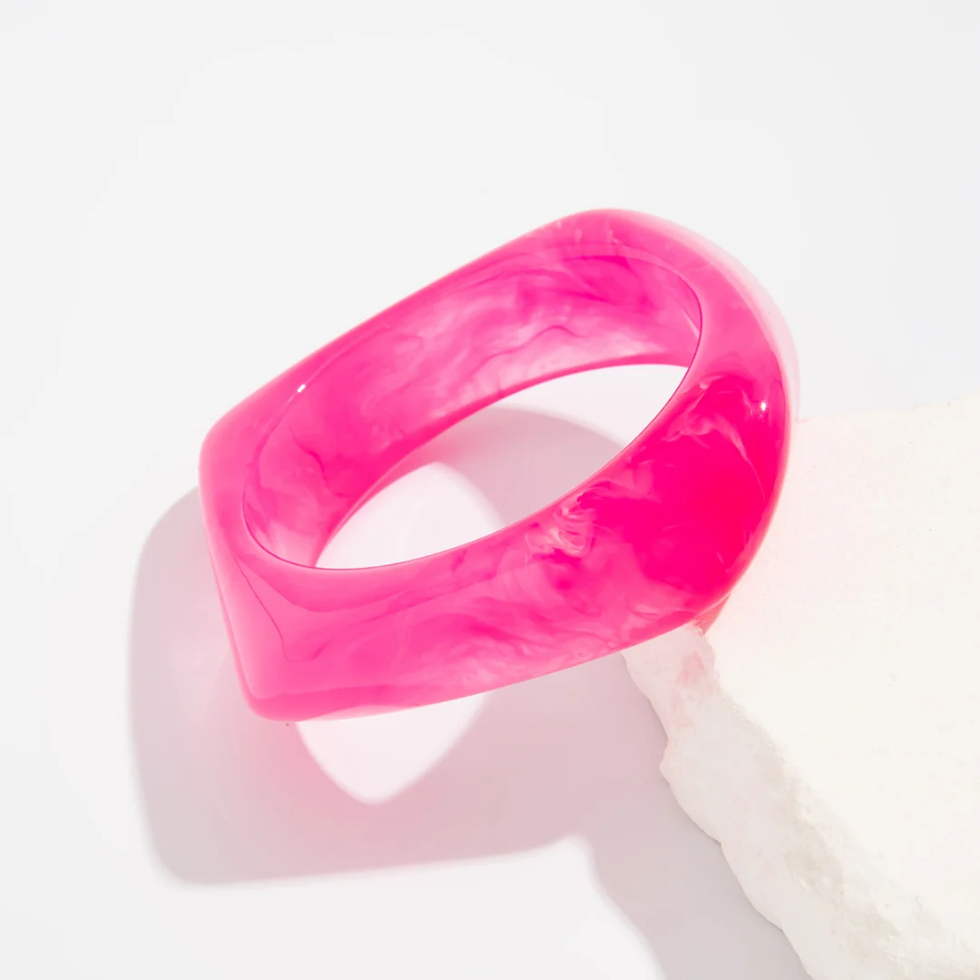 Acrylic Geometric Bangle - Image 49