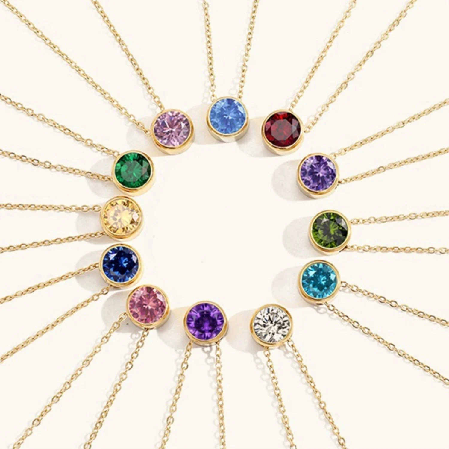 Azura Birthstone Necklace - Image 8