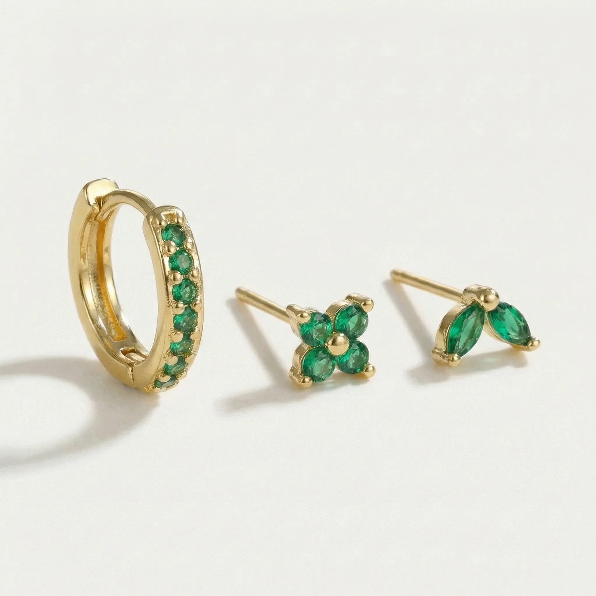 Bella Clover Leaf Earring Set - Image 5