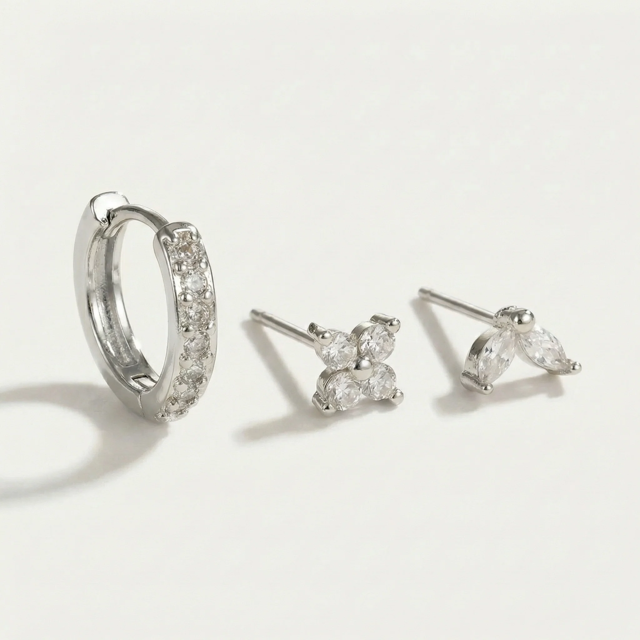 Bella Clover Leaf Earring Set - Image 6