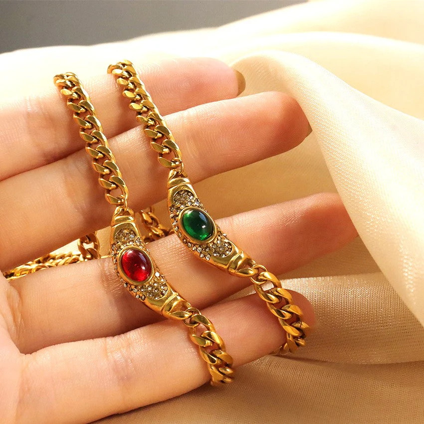 Bella Gemstone Necklace - Image 6