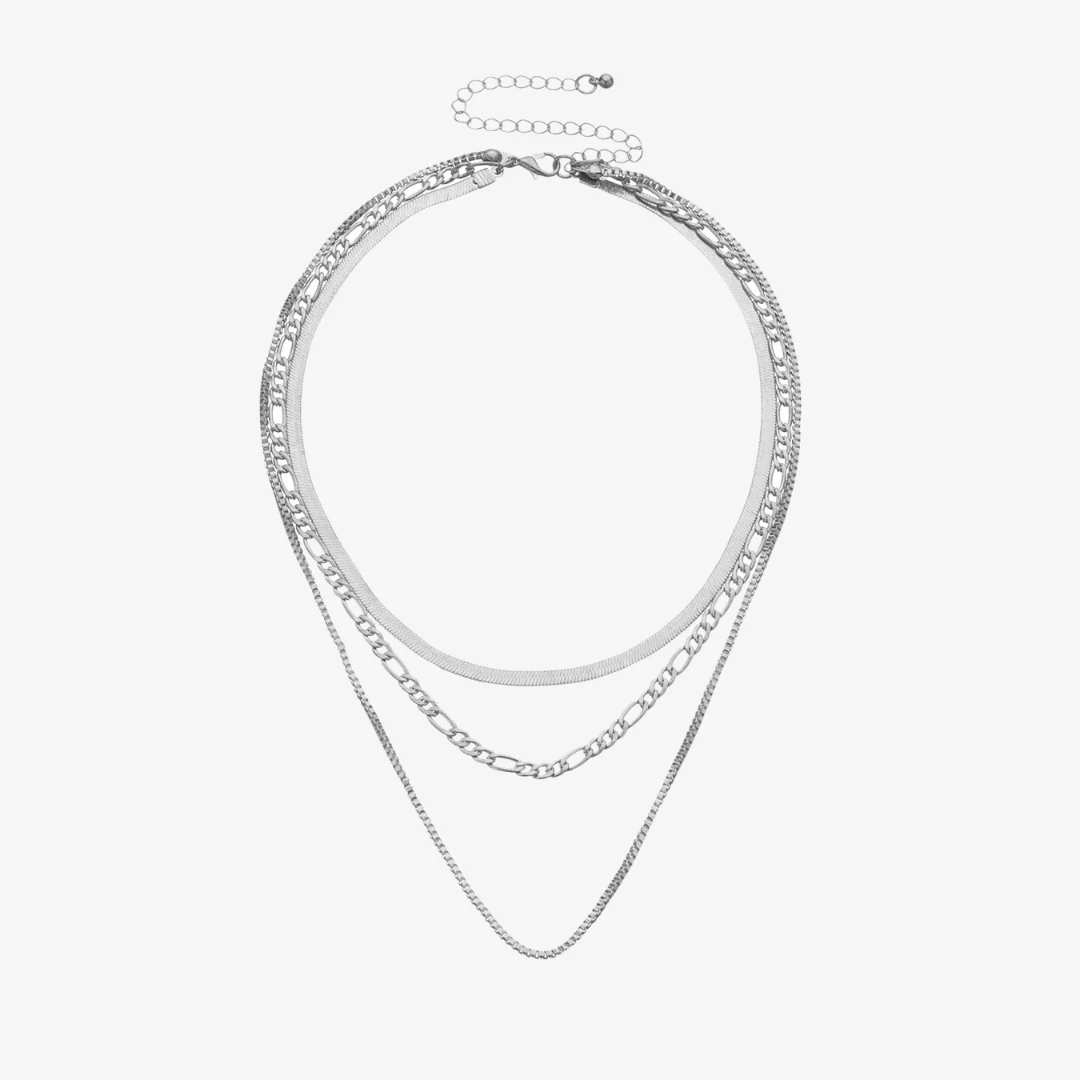 Boho Triple Layered Necklace - Image 5