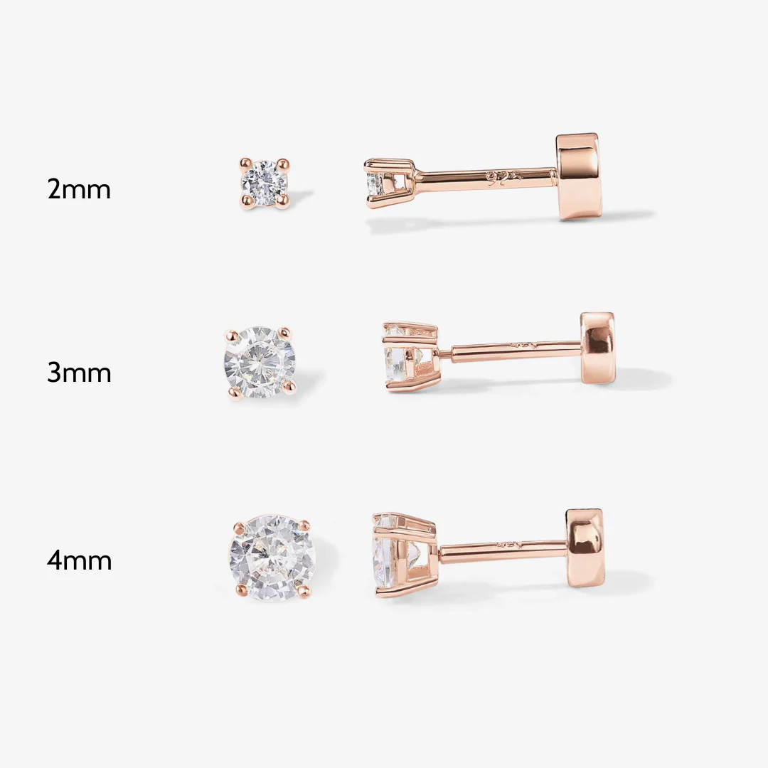 Cubic Zirconia Flat Back Studs - Image 15