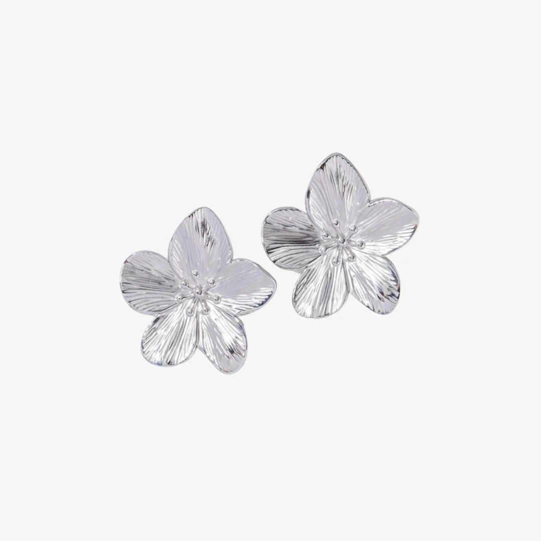 Francesca Flower Earrings - Image 4