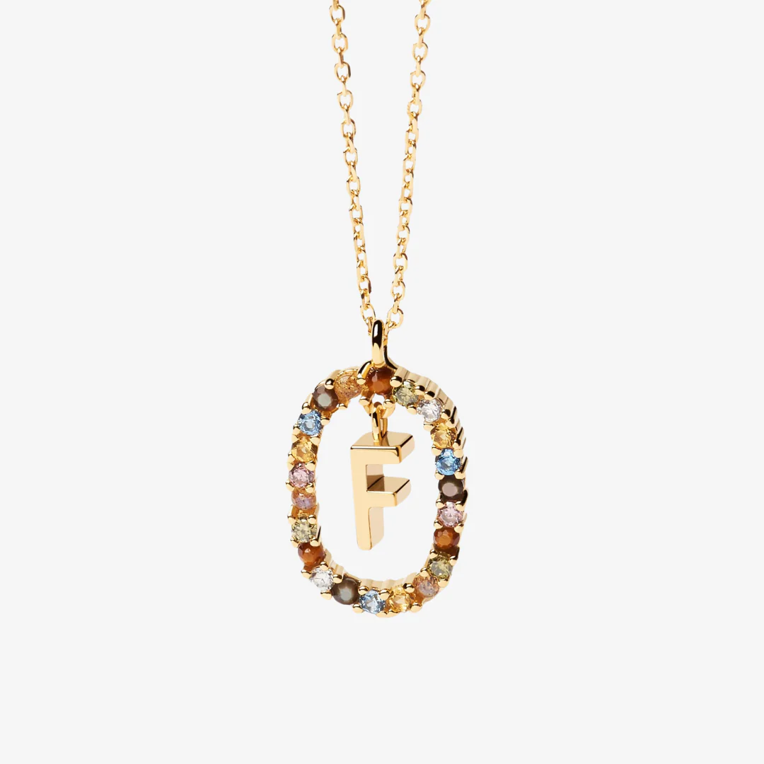 Gemstone Letter Necklace - Image 11