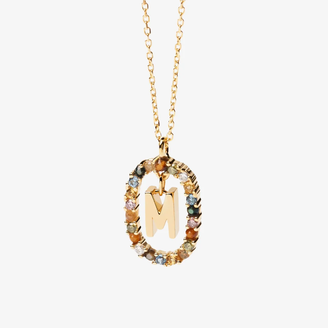 Gemstone Letter Necklace - Image 18