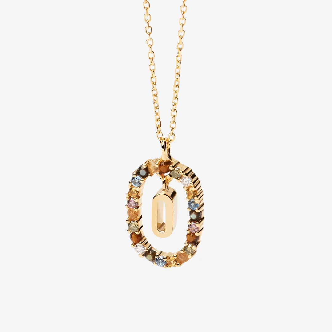 Gemstone Letter Necklace - Image 20
