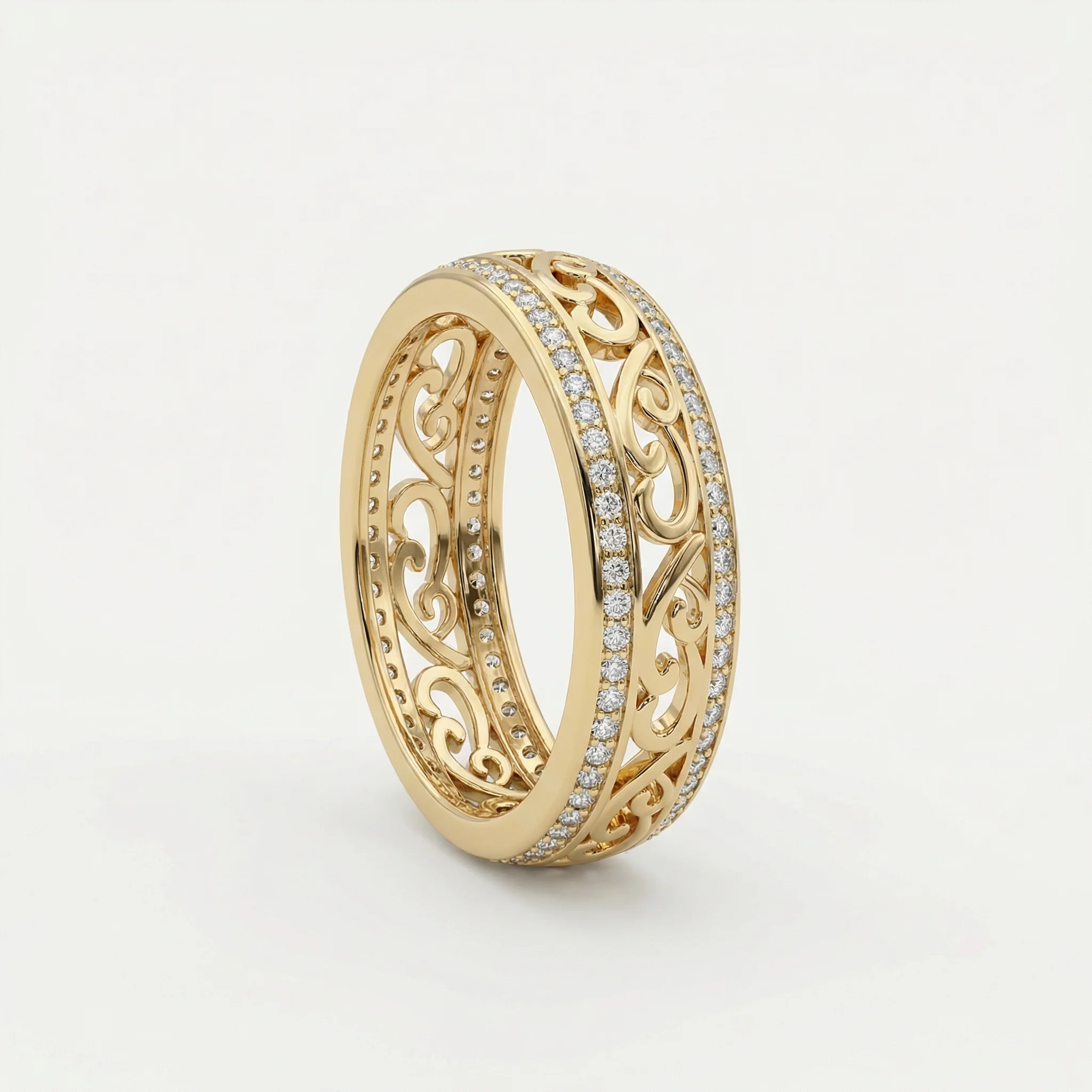 Hallow Princess Band Ring