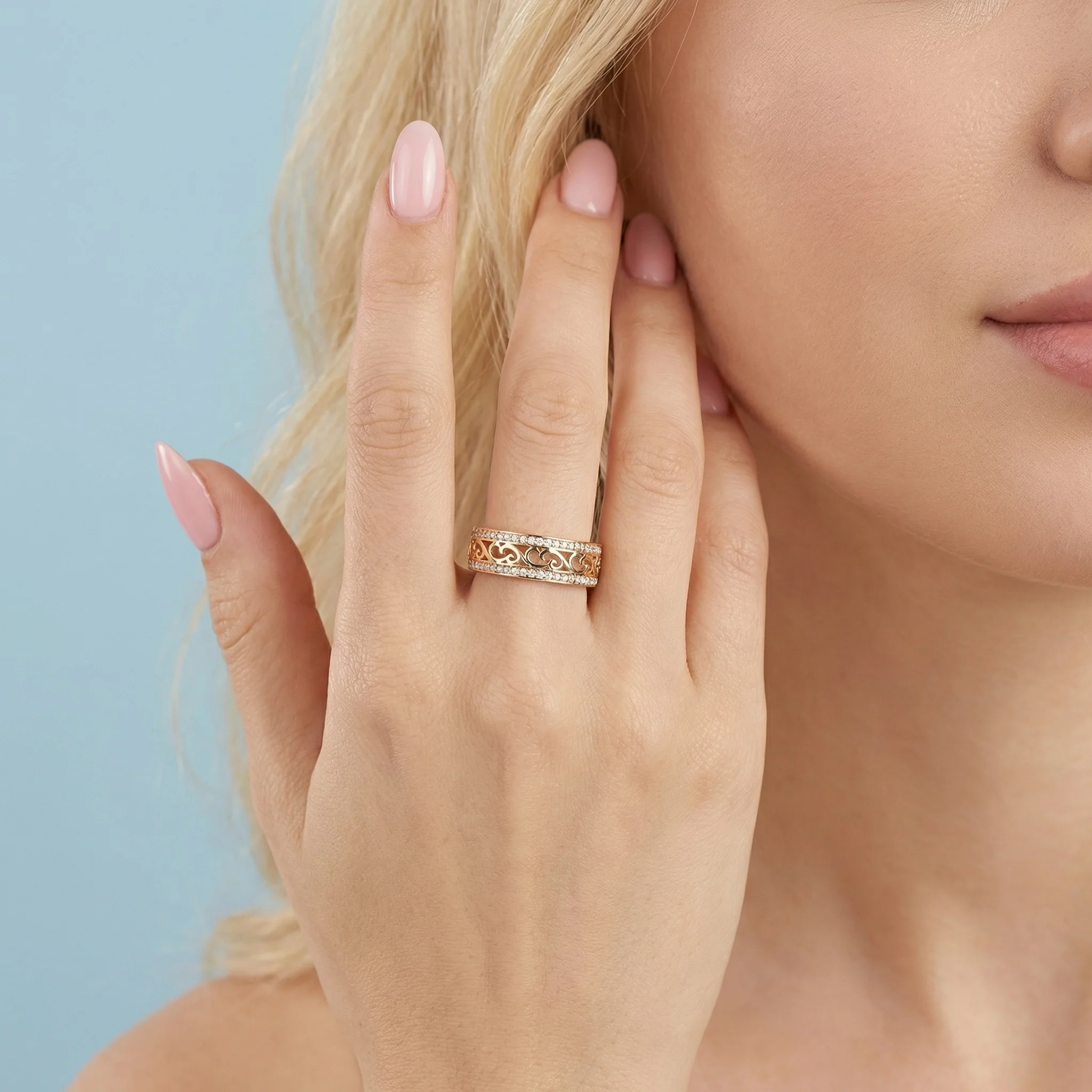 Hallow Princess Band Ring - Image 5