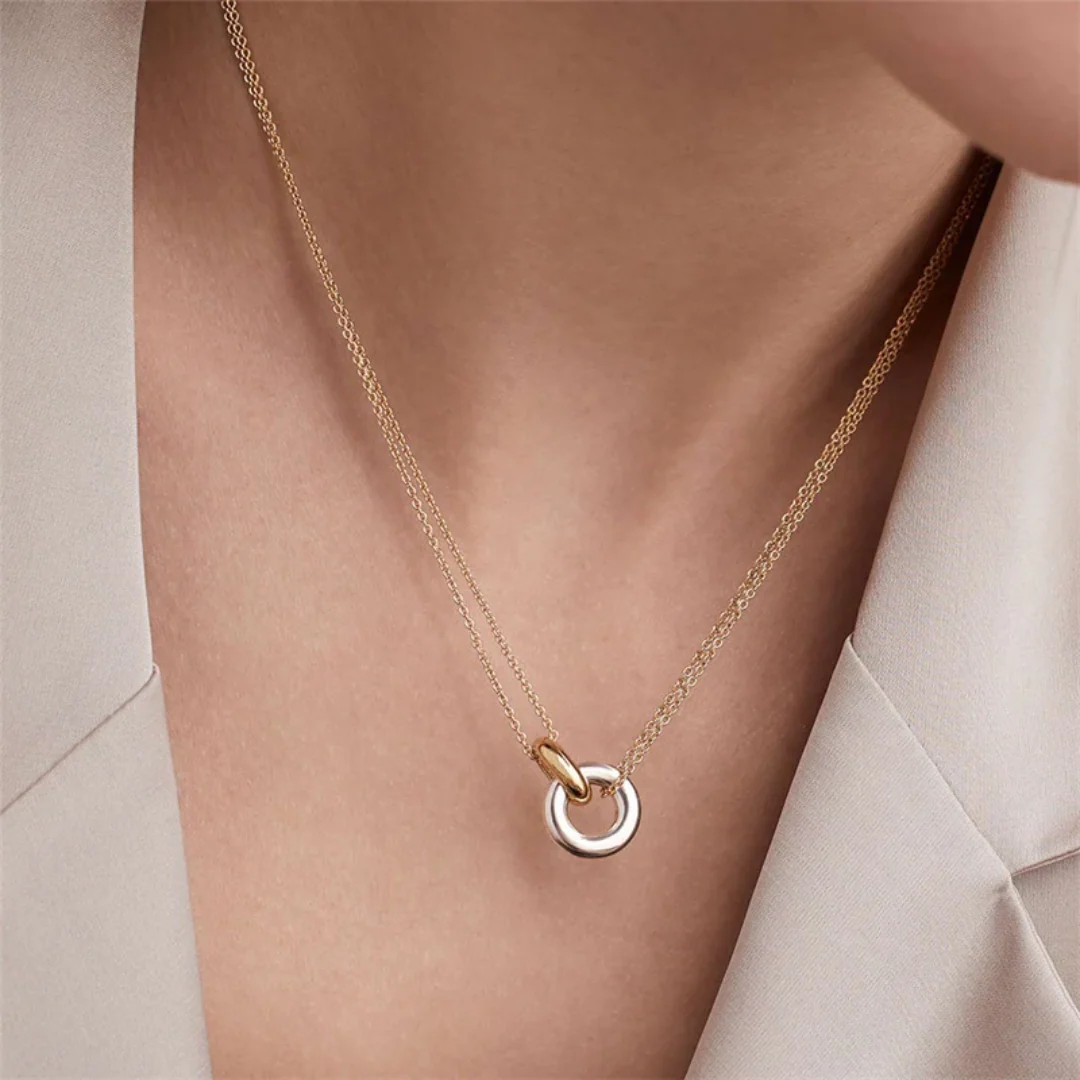 Harper Hoop Chain Necklace - Image 6