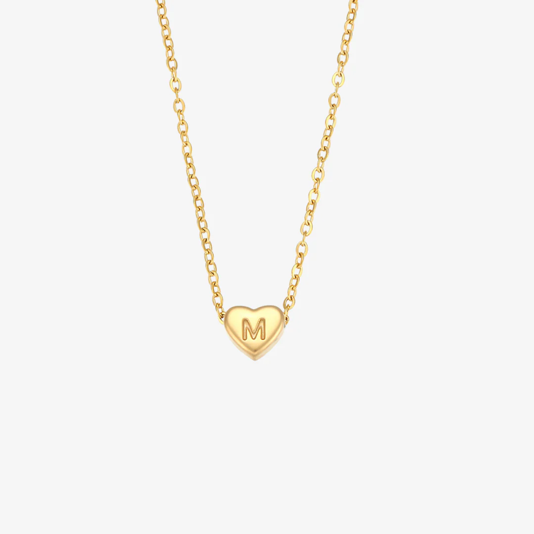 Heart Initial Necklace - Image 18