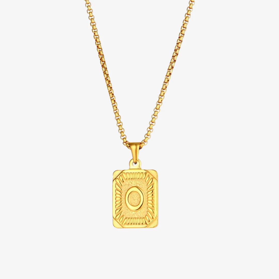 Monogram Pendant Initial Letter Necklace - Image 21