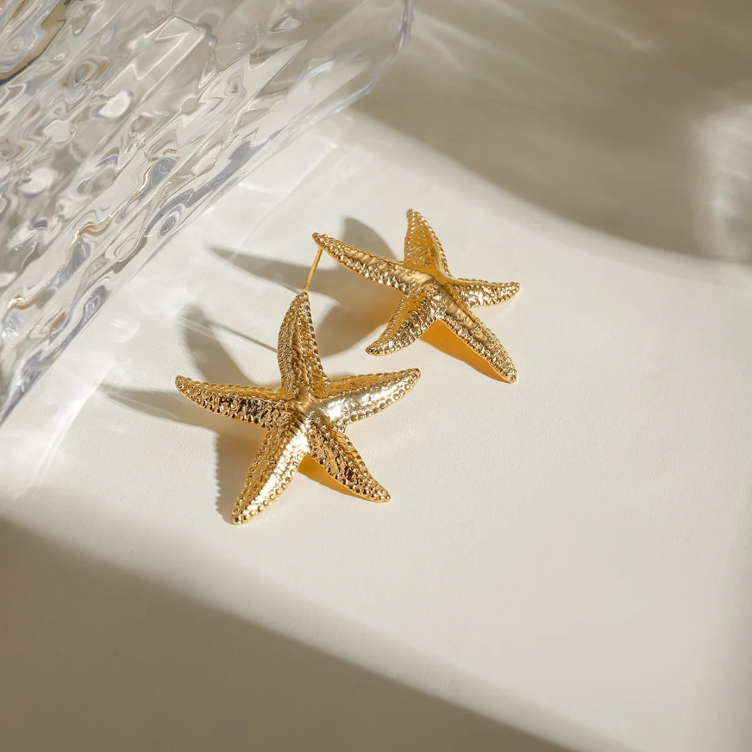 Starfish Stud Earrings - Image 4