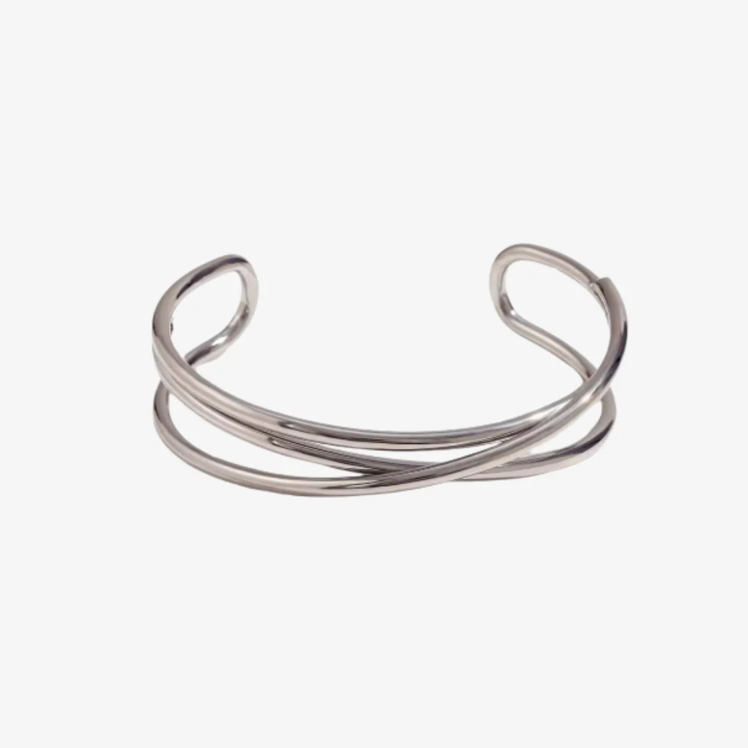 Timeless Crossover Open Bracelet - Image 5