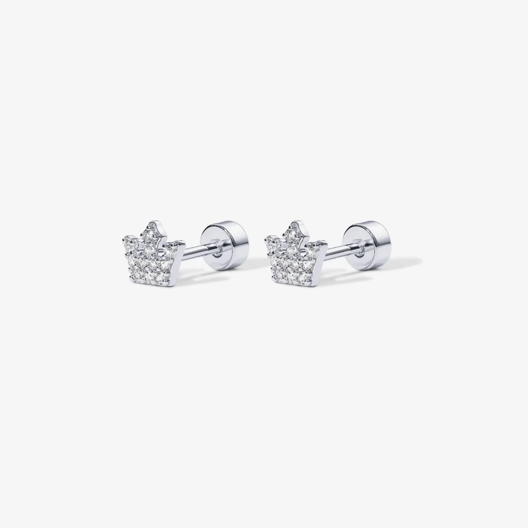 Tiny Crown Flat Back Studs - Image 6
