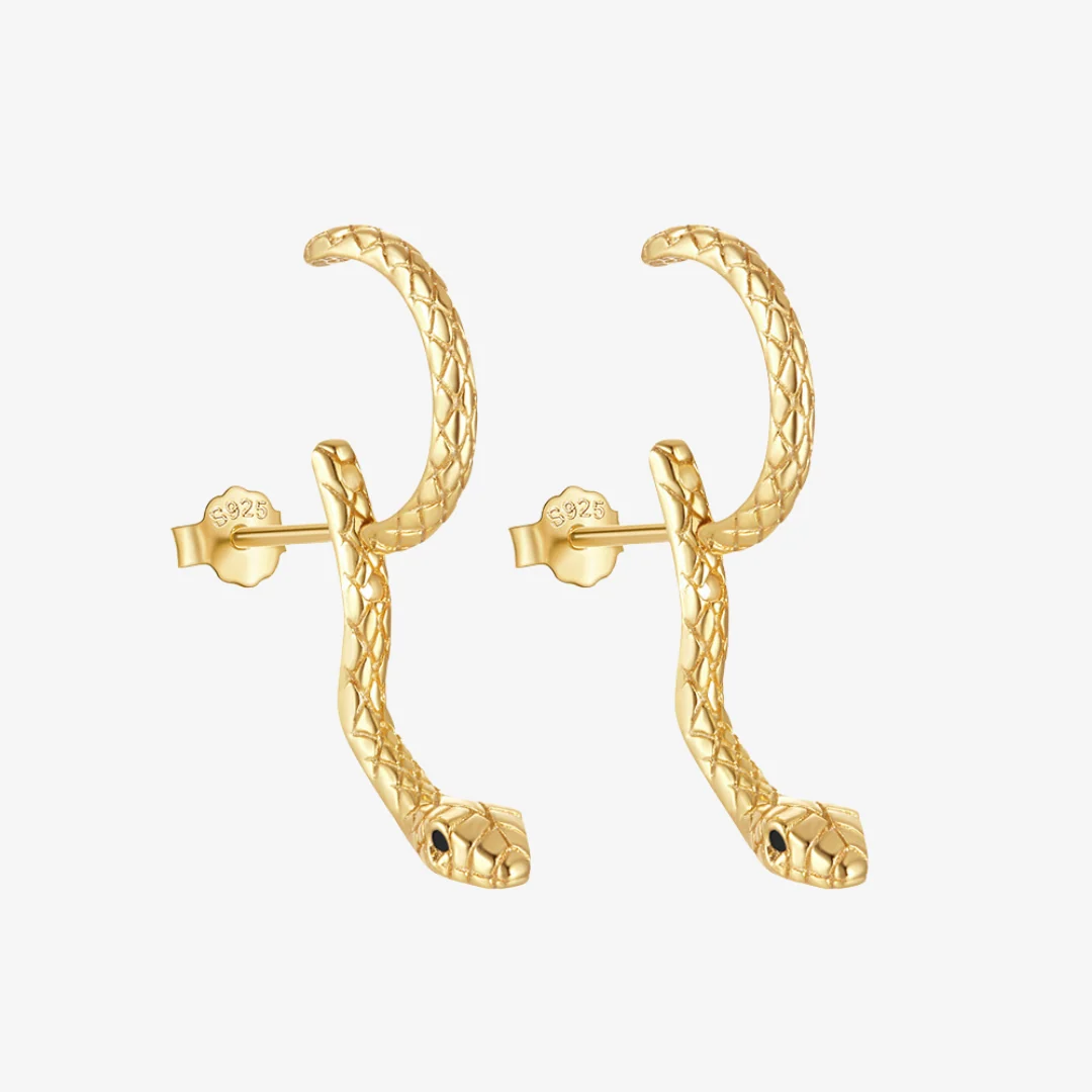 Vintage Snake Adjustable Earrings - Image 5