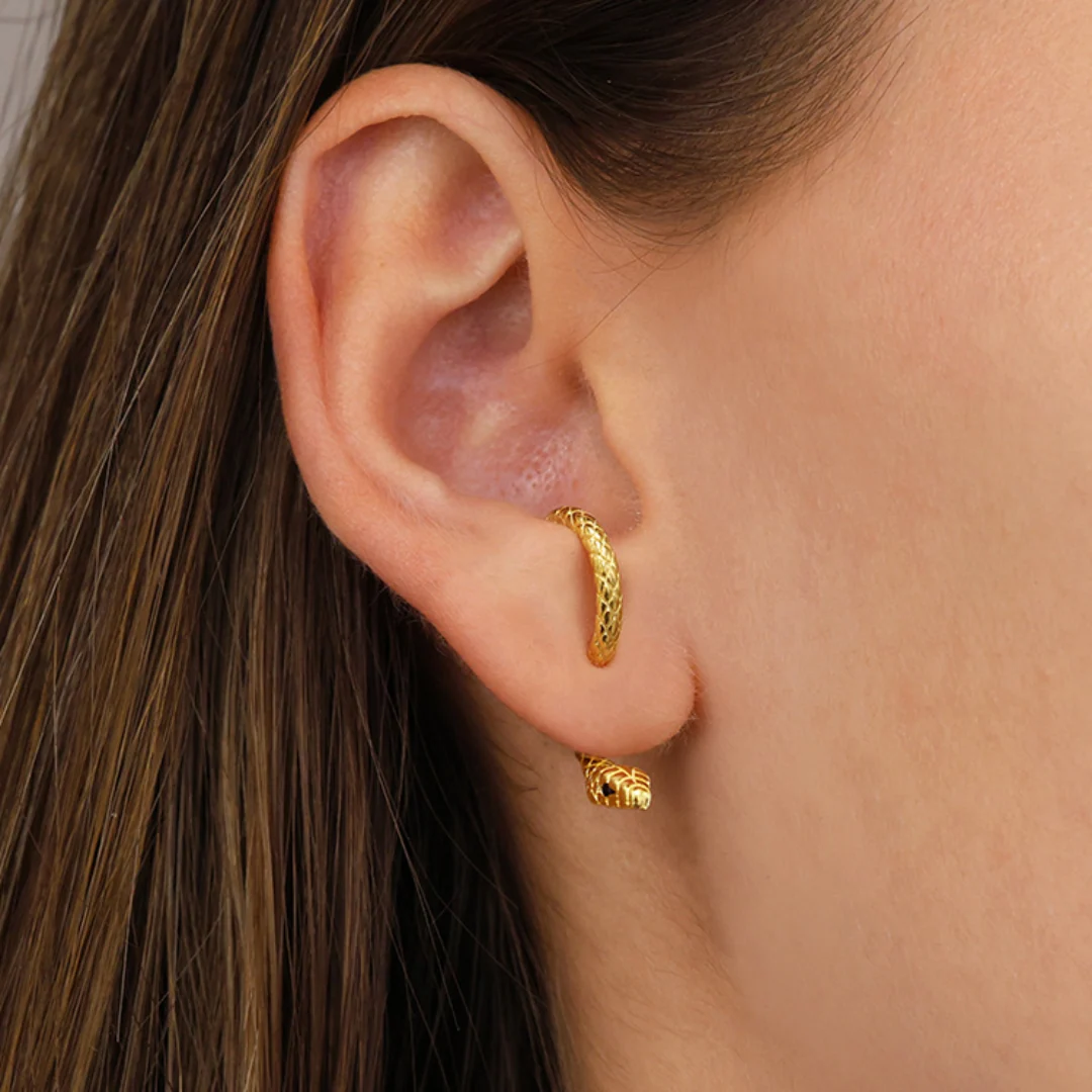 Vintage Snake Adjustable Earrings - Image 8