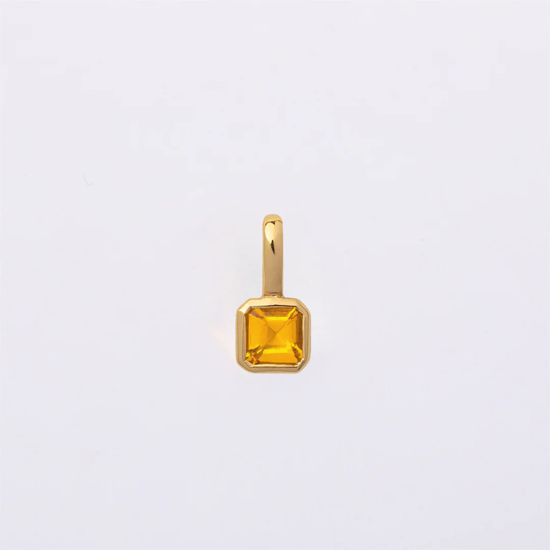 Zora Birthstone Charm Necklace - Image 20
