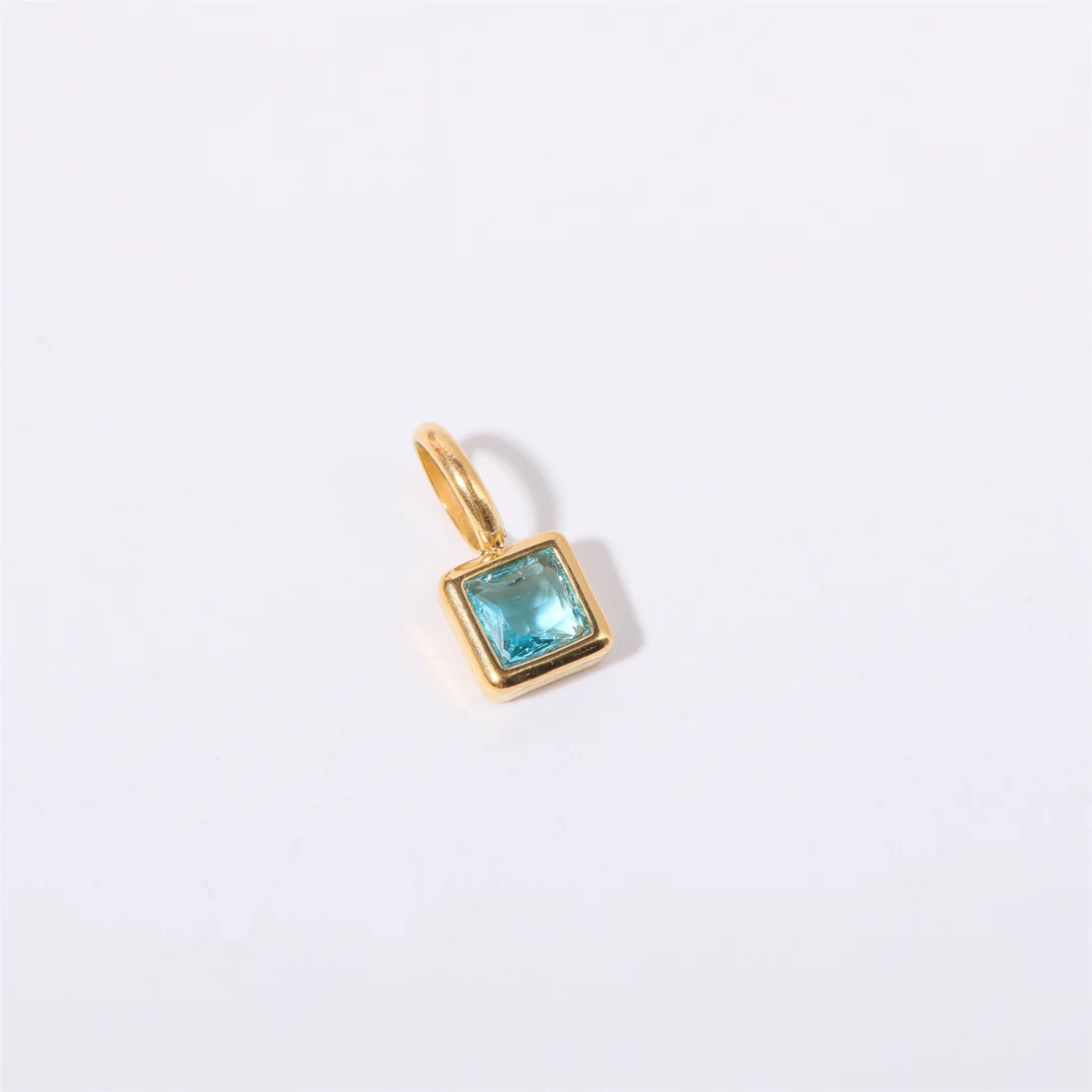 Zora Birthstone Charm Necklace - Image 21